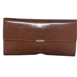 Coach Tan Leather Card Wallet
